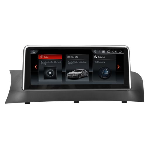 BMW X3 F25 (2014-2016) BMW X4 F26 (2014-2016) NBT gyári rendszerrel kompatibilis Navigációs android autó multimédia
