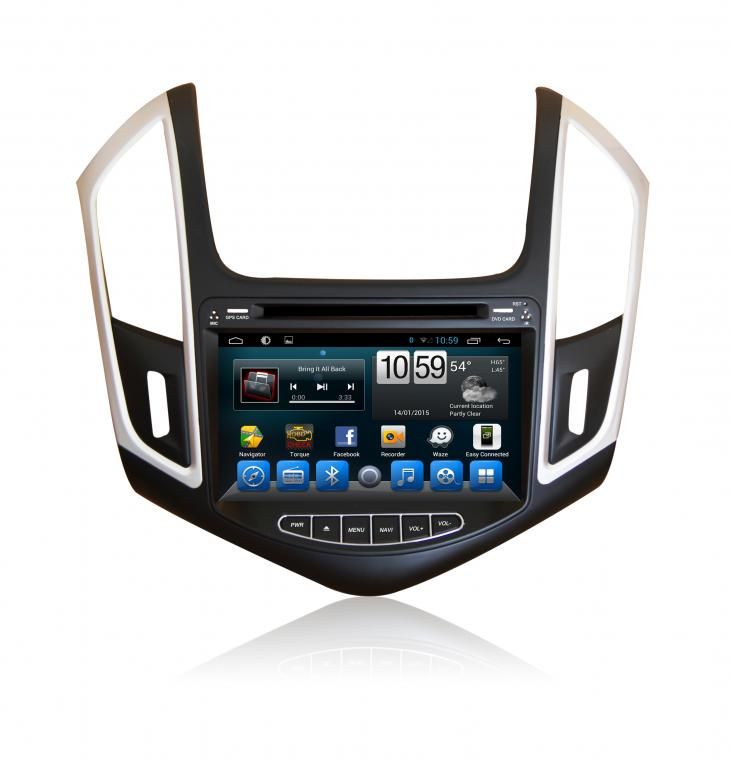 Chevrolet Cruze 2013+ Navigációs android autó multimédia
