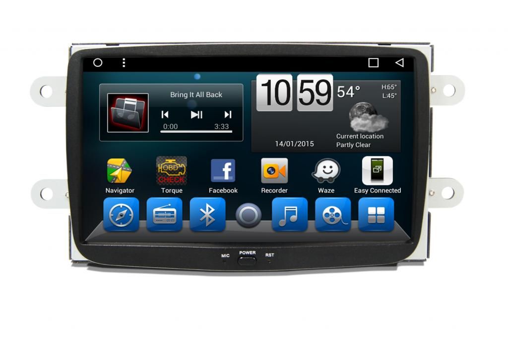 Dacia Logan Navigációs android autó multimédia