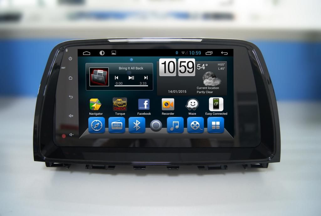 Mazda6 2013+ 9" Navigációs android autó multimédia