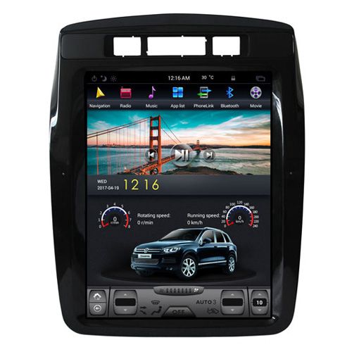VW Touareg 2011-2017 Navigációs android multimédia vertikális kijelzővel
