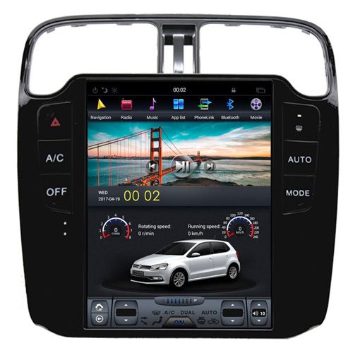 VW Polo 2009-2017 Navigációs android multimédia vertikális kijelzővel