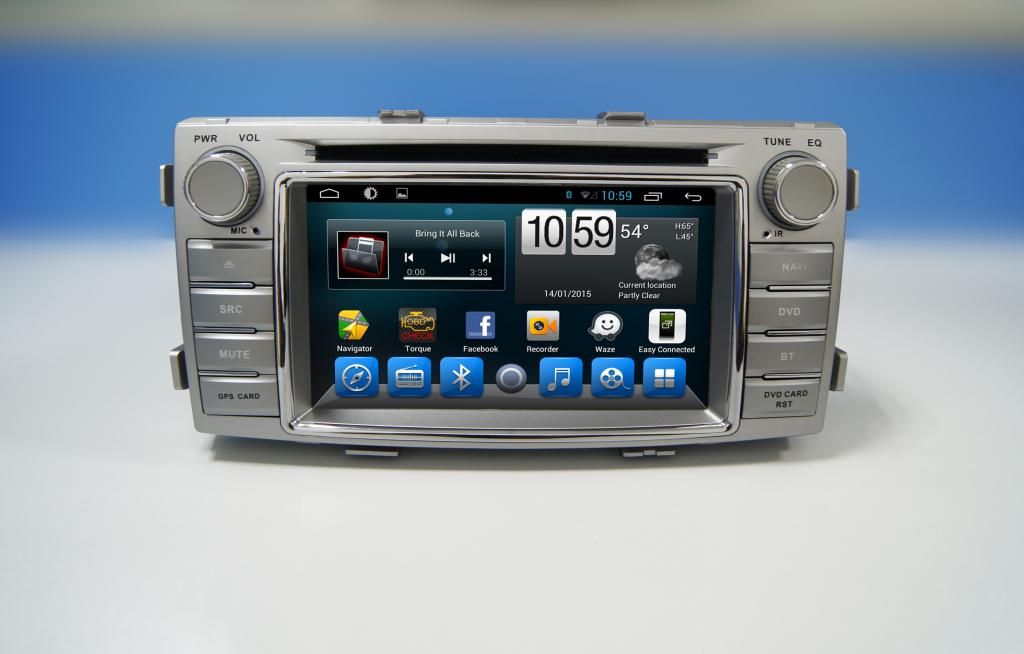 Toyota Hilux 2012 Navigációs android autó multimédia