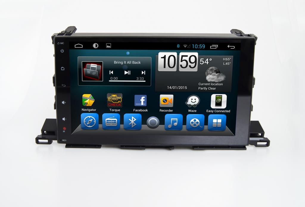Toyota Highlander 2015 Navigációs android autó multimédia