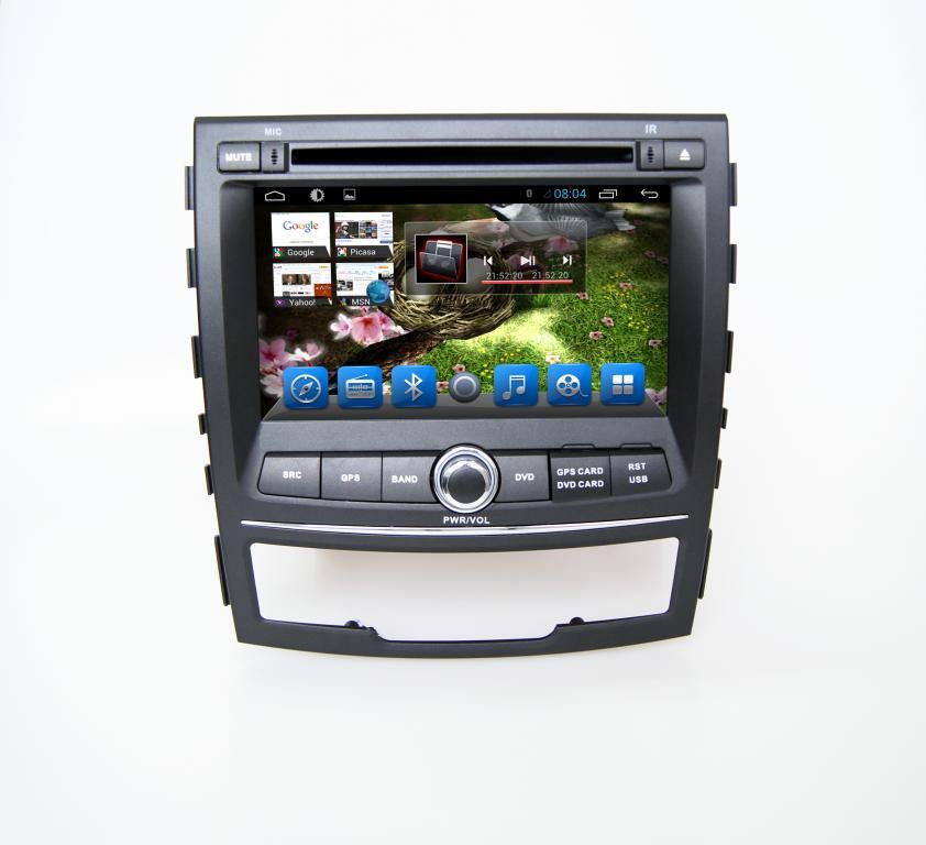 Ssangyong Korando -2013 Navigációs android autó multimédia