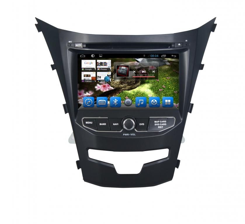 Sangyong Korando 2014+ Navigációs android autó multimédia