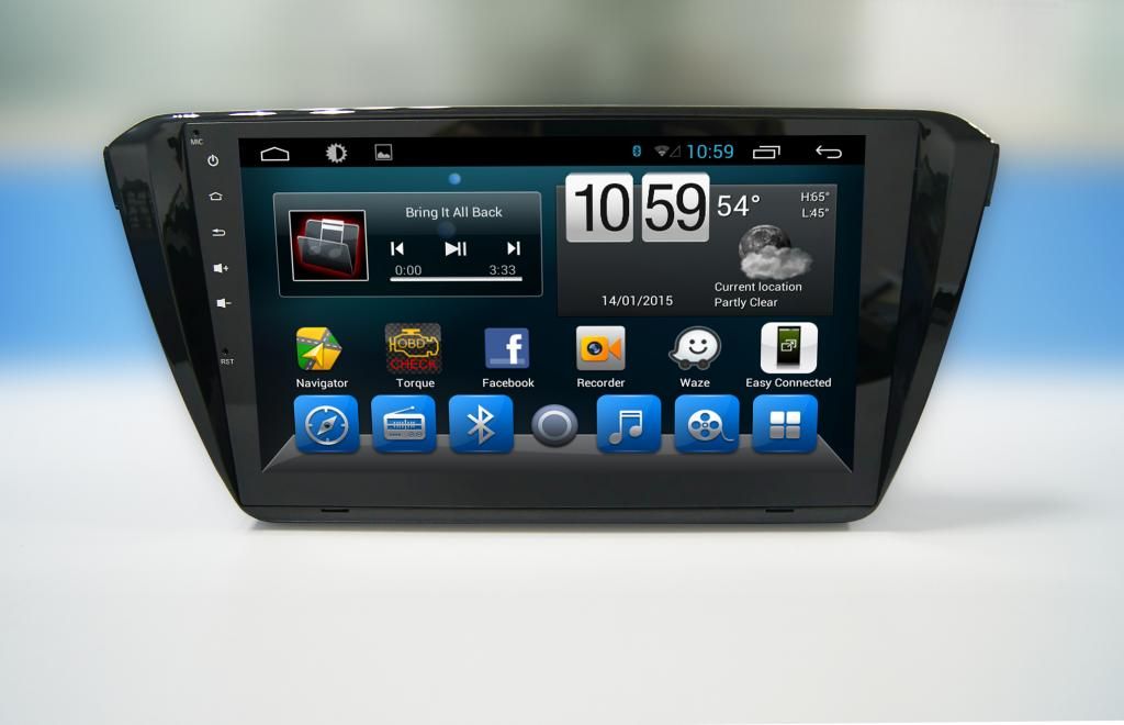 Skoda SuperB 2015 Navigációs android autó multimédia