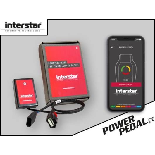 interstar® PowerPedal gázpedáltuning Bluetooth kapcsolattal