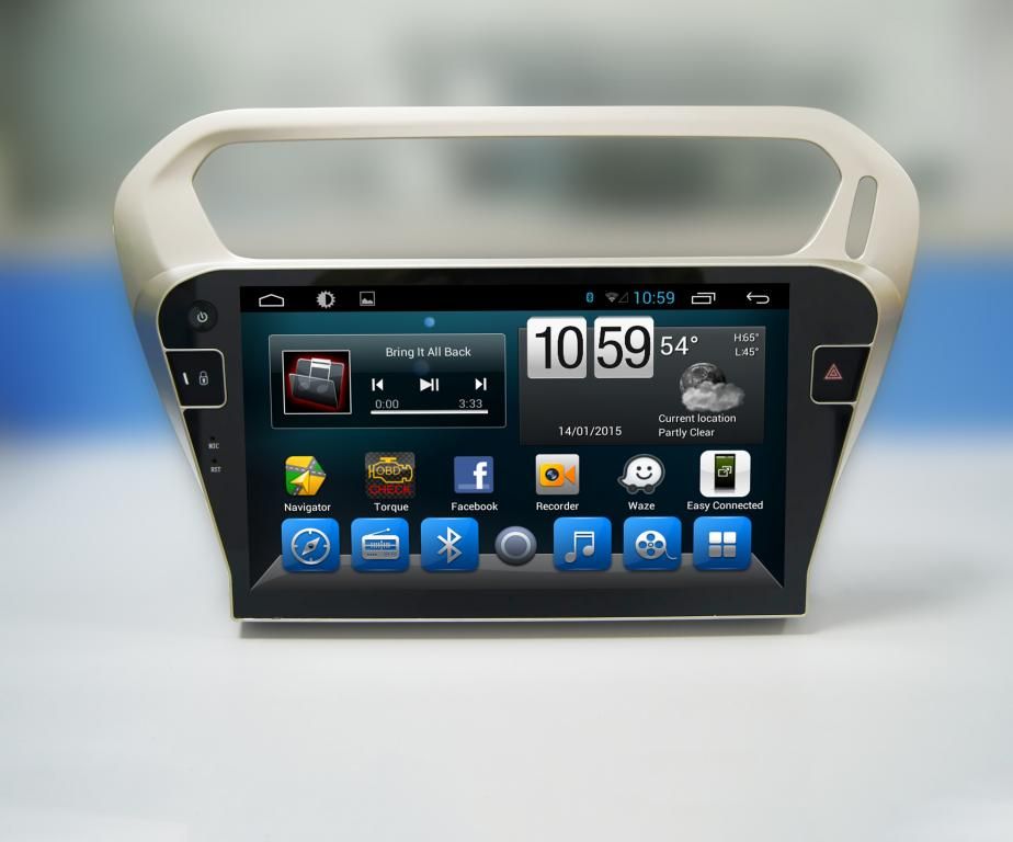 Peugeot 301 Navigációs android autó multimédia 