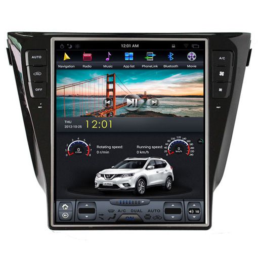 Nissan Qashqai 2014-2018 Navigációs android autó multimédia vertikális kijelzővel