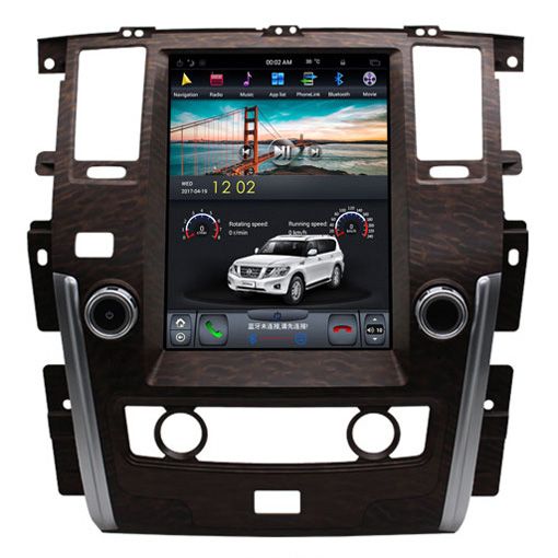 Nissan Patrol SE Navigációs android autó multimédia vertikális kijelzővel 