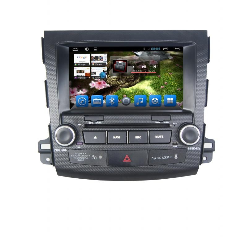 Mitsubishi Outlander Navigációs android autó multimédia (AMC-8007)