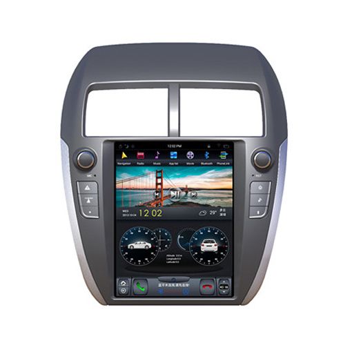Mitsubishi ASX 2013+ Navigációs android autó multimédia vertikális kijelzővel