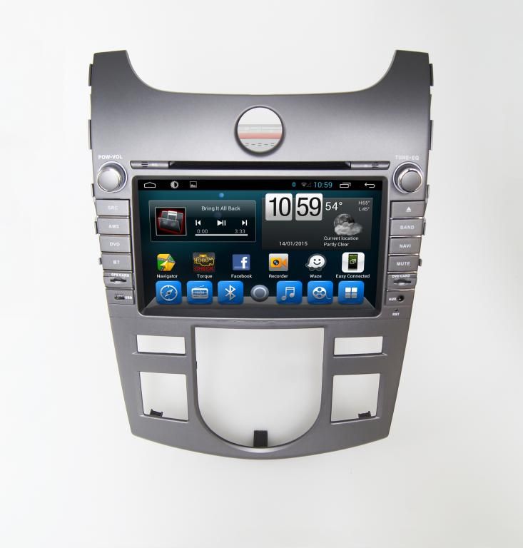 Kia Forte 2009-2011 Navigációs android autó multimédia