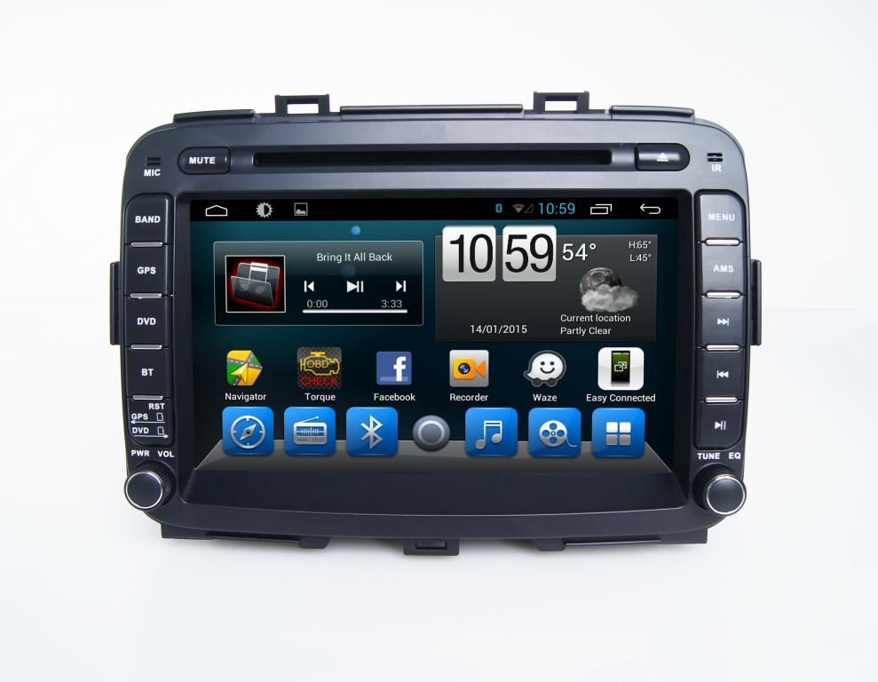 Kia Carens 2014+ Navigációs android autó multimédia