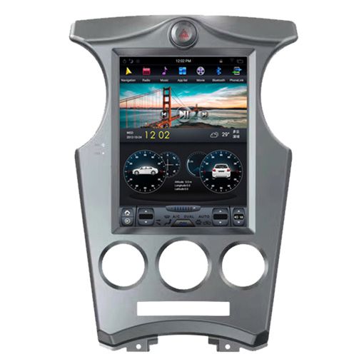 Kia Carens 2007-2011 Navigációs android autó multimédia vertikális kijelzővel