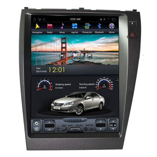 Lexus ES 2006-2012 Navigációs android autó multimédia vertikális kijelzővel
