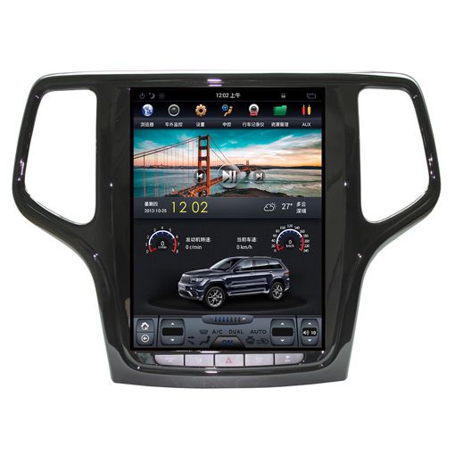 Jeep Grand Cherokee 2013-2017 Navigációs android autó multimédia vertikális kijelzővel