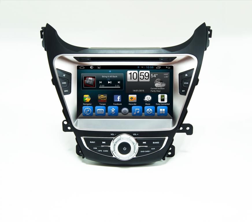 Hyundai Elantra 2012 Navigációs android autó multimédia