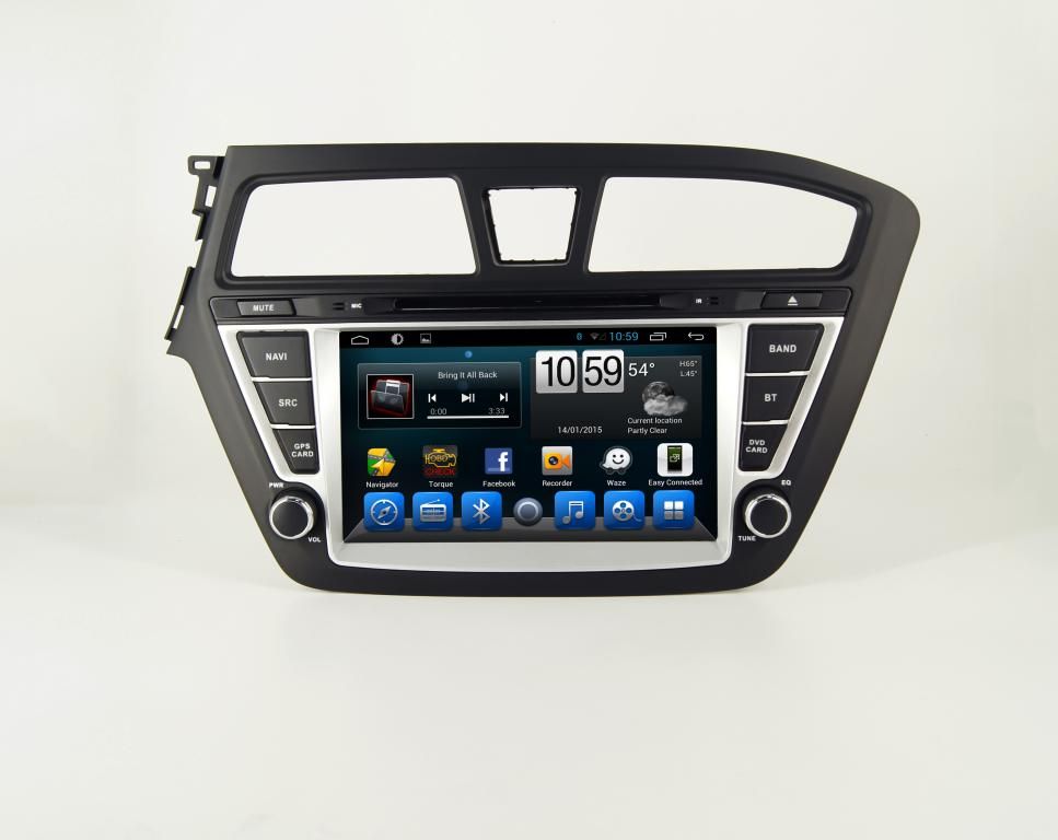 Hyundai i20 -2018 Navigációs android autó multimédia