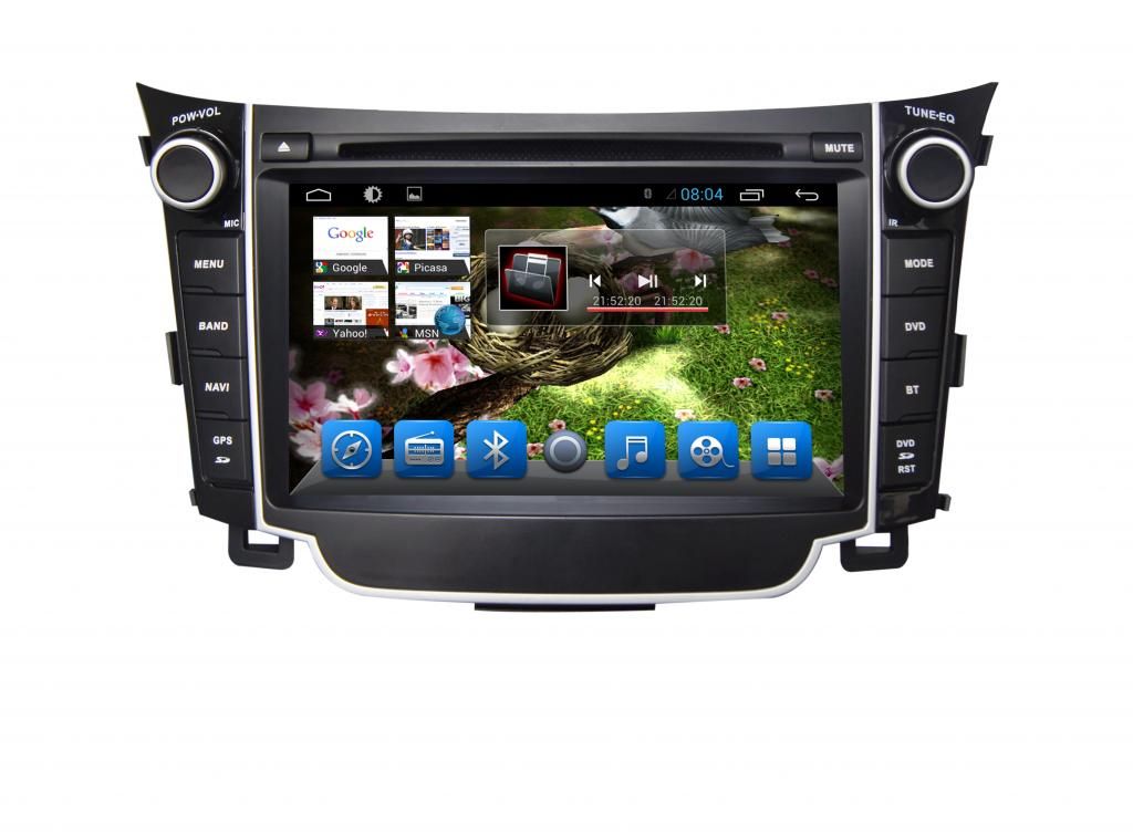 Hyundai i30 2013-2017 Navigációs android autó multimédia