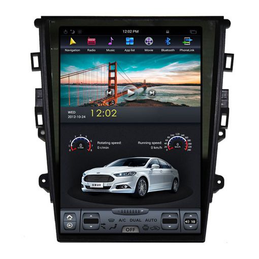 Ford Mondeo 2014-2017 Navigációs android autó multimédia vertikális kijelzővel