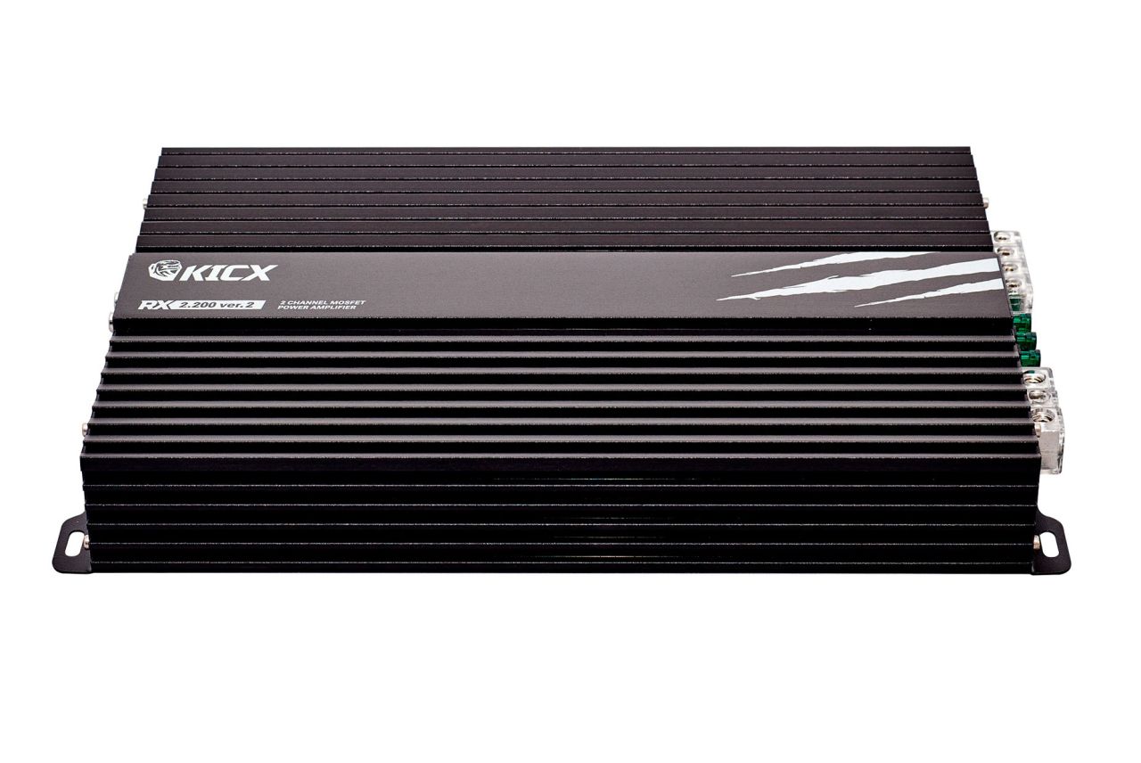 Kicx RX 2.200 2 csatornás erősítő, 2X200W