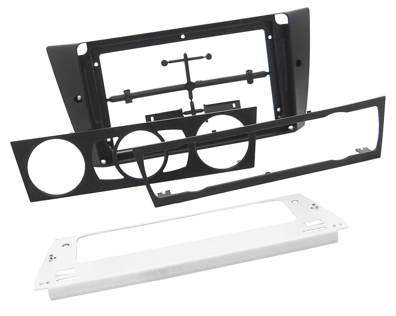 BMW 3 (E90-E93), 9" autórádió beszerelő keret, Perfect FIT (AJ-BMW-002)