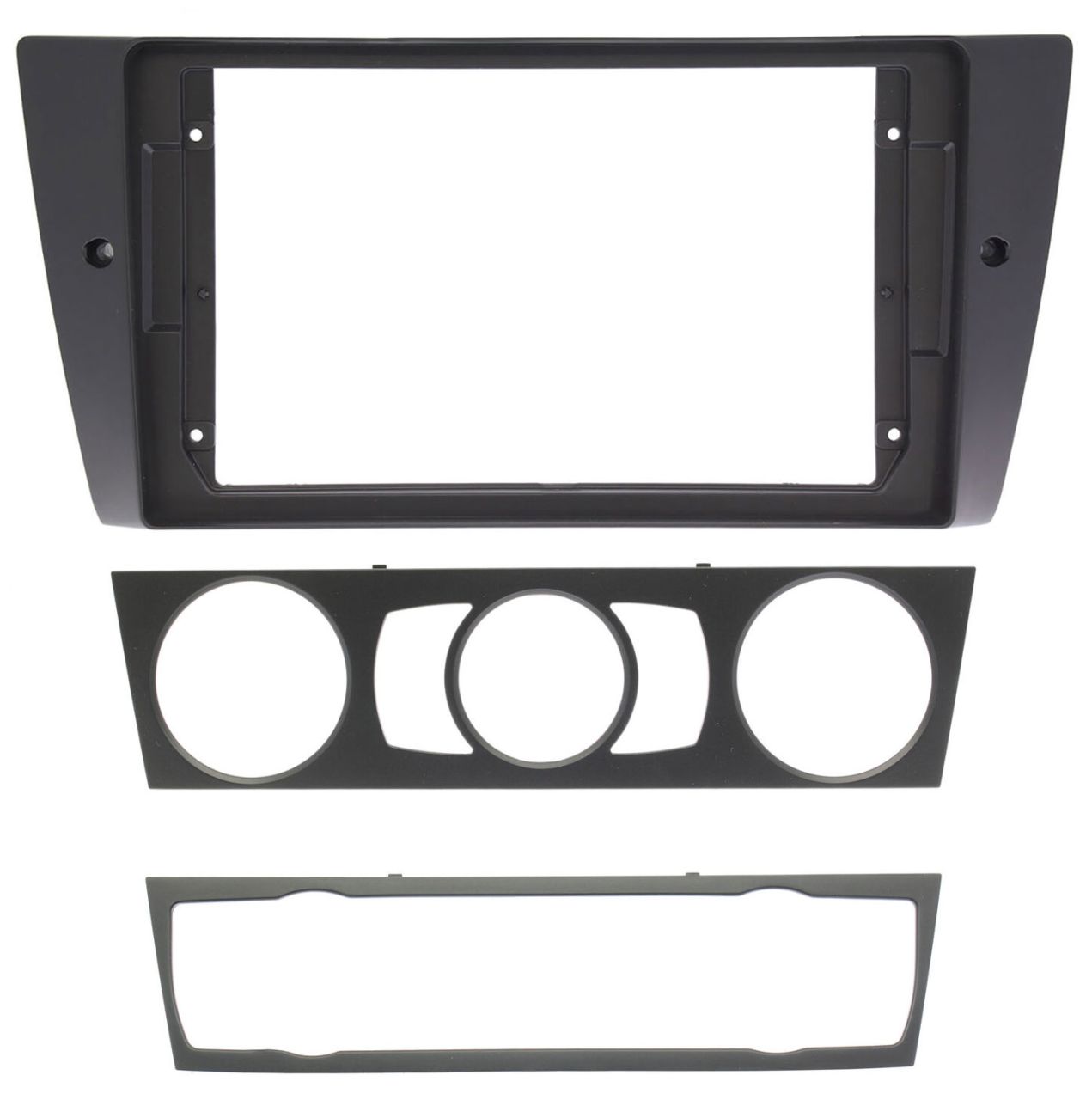 BMW 3 (E90-E93), 9" autórádió beszerelő keret, Perfect FIT (AJ-BMW-002)