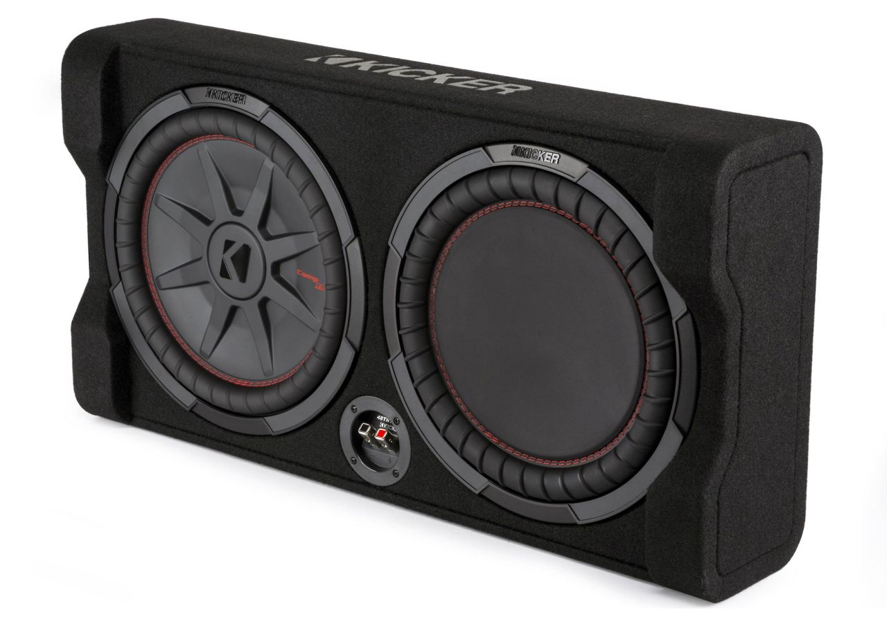 Kicker TRTP122 1000W/500W Lapos Zárt mélyláda