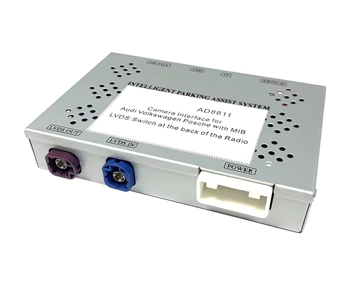 Audi A6/A8 MMI 3G+ tolatókamera és frontkamera illesztő