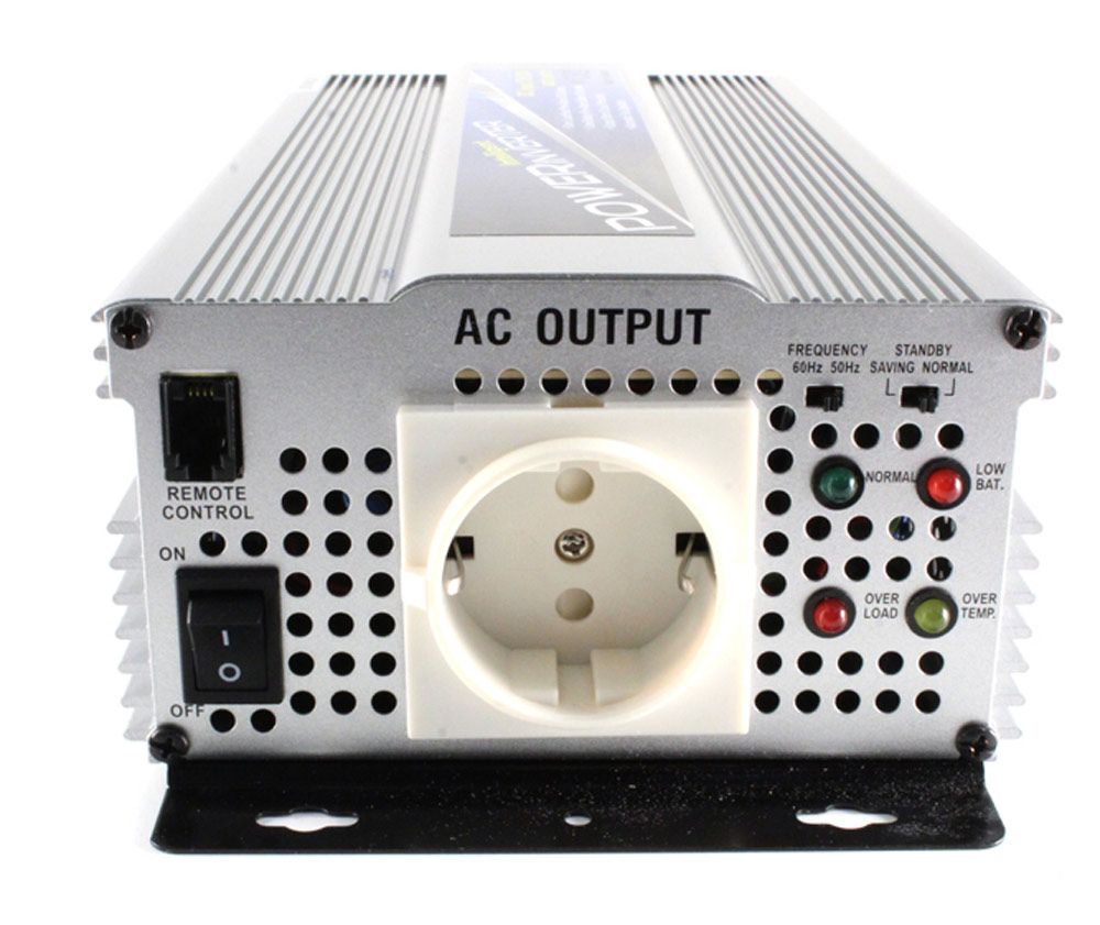 Feszültségátalakító, Inverter 12V 230V 800W (ES-800USB-12V)