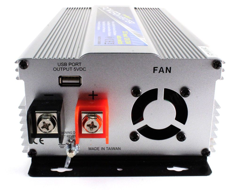 Feszültségátalakító, Inverter 12V 230V 800W (ES-800USB-12V)