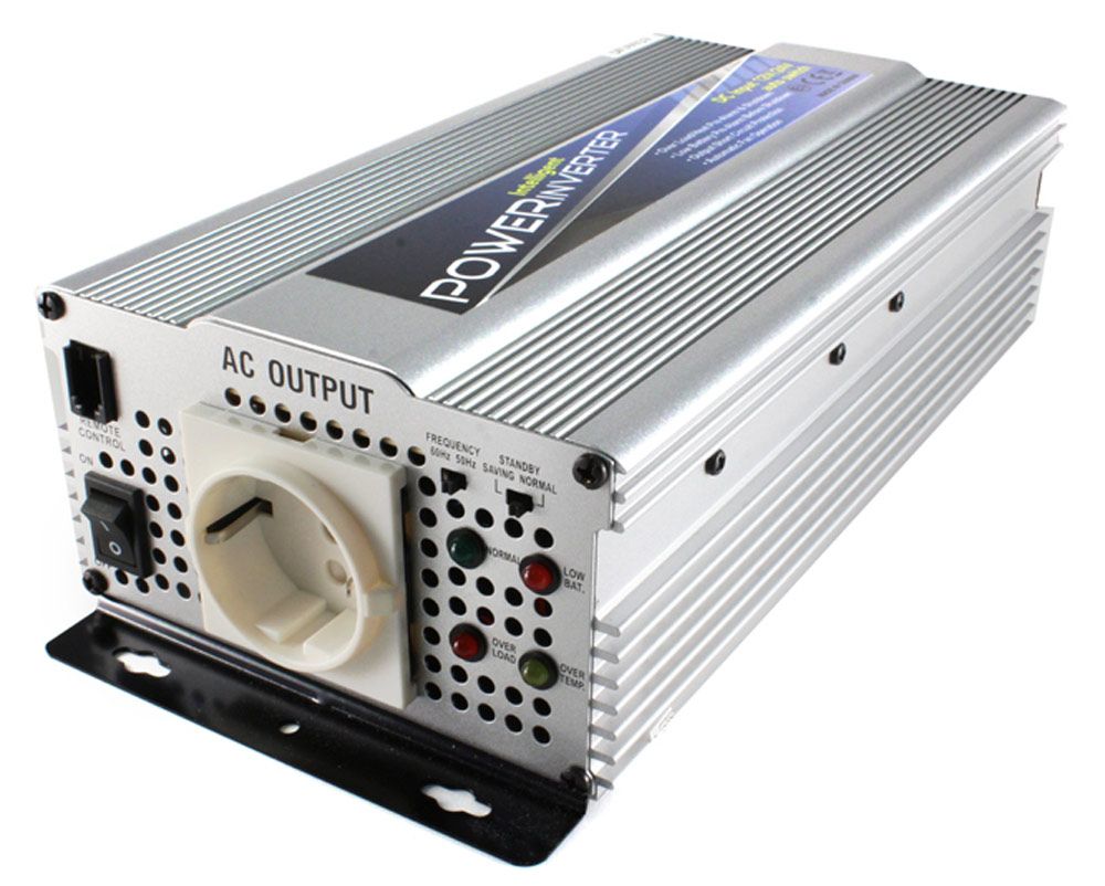 Feszültségátalakító, Inverter 12V 230V 800W (ES-800USB-12V)