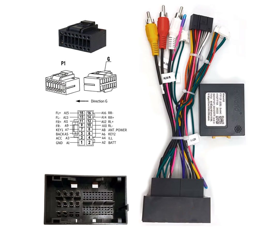 Fiat, Jeep UART 16pin Can Bus adapter, 52 Pin (JP-XB-01)