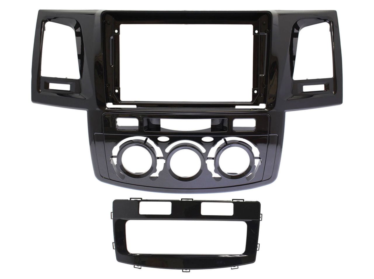 Toyota Hilux, 9" autórádió beszerelő keret, Perfect FIT (AJ-TY-078)