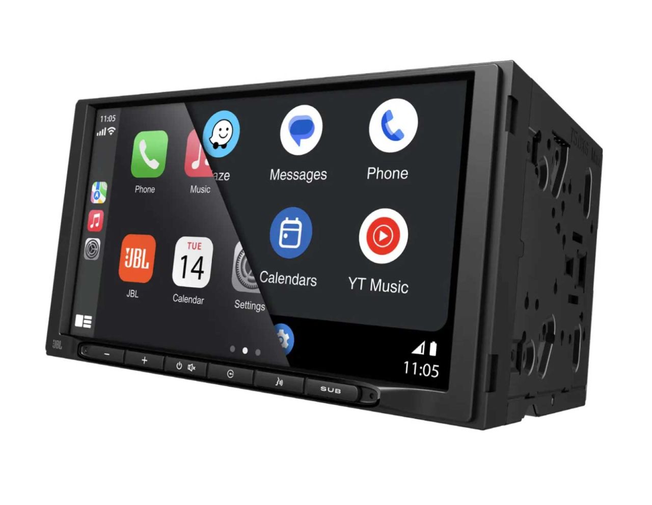JBL Legend 700 2 DIN Fejegység, Apple CarPlay WiFi, Android Auto WiFi