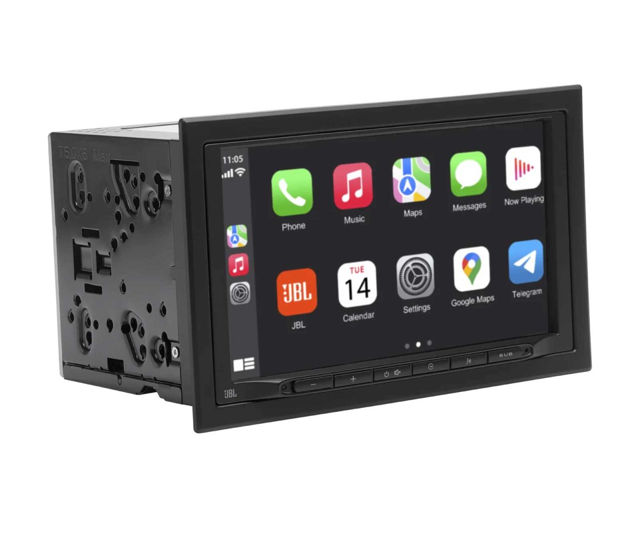 JBL Legend 700 2 DIN Fejegység, Apple CarPlay WiFi, Android Auto WiFi