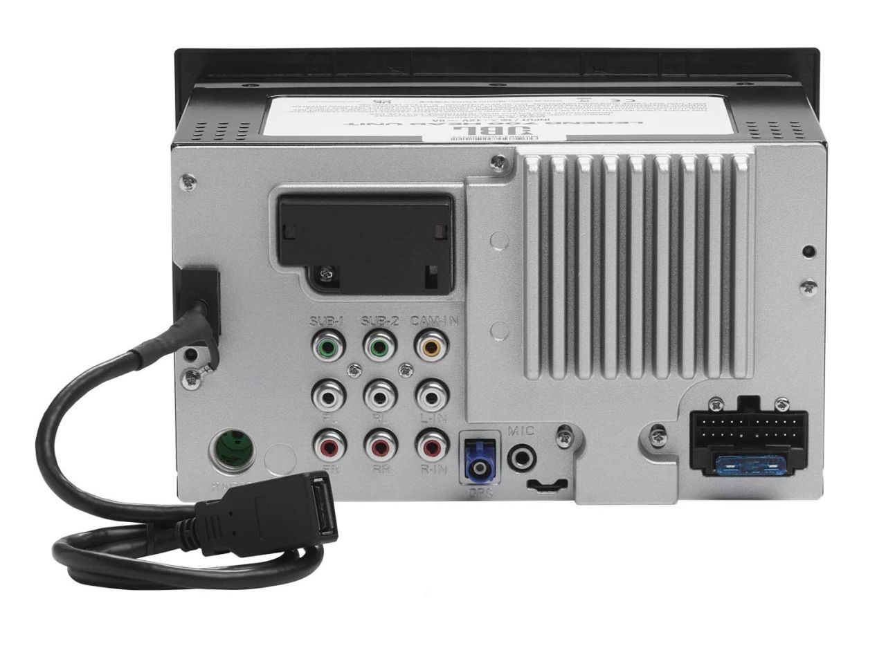 JBL Legend 700 2 DIN Fejegység, Apple CarPlay WiFi, Android Auto WiFi