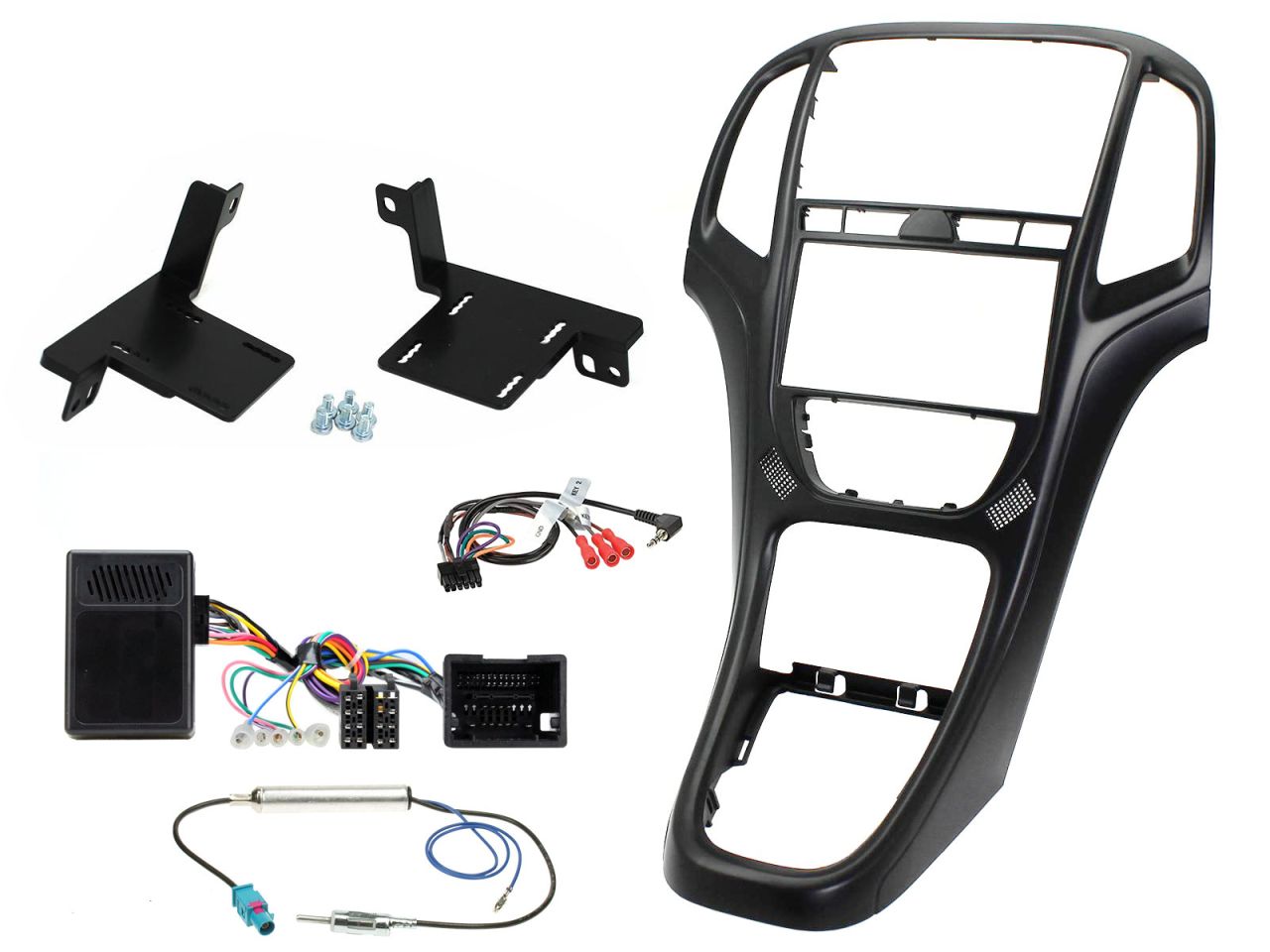 Opel Astra J 2 DIN fejegység beépítő szett (SWC)