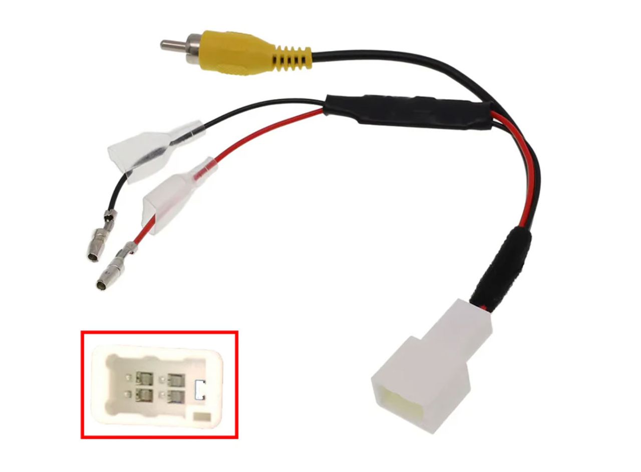 Mazda, Toyota tolatókamera megtartó adapter, 4 Pin (CAM-122-RT)