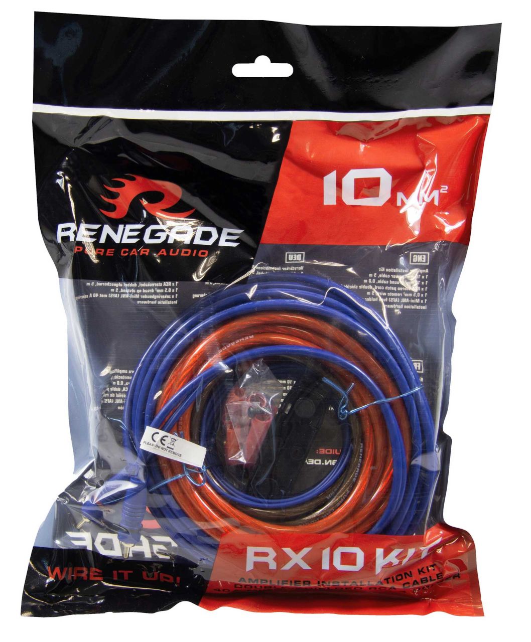 Renegade RX10KIT Tápkábel szett 10mm2 5méter