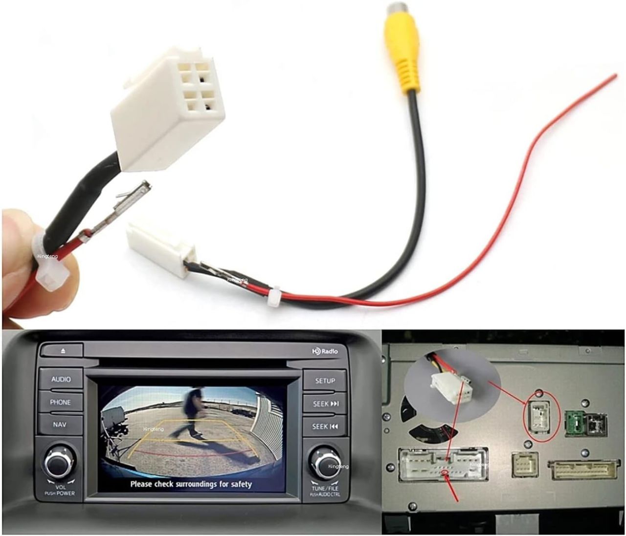 Mazda tolatókamera adapter (CAM-124-AD)
