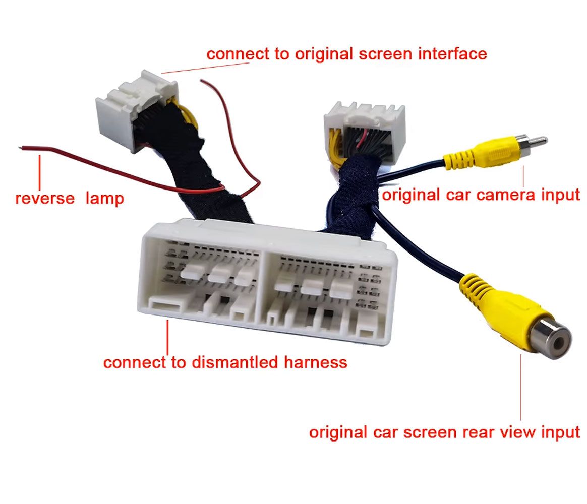 KIA, Hyundai tolatókamera adapter, 74 Pin (CAM-KIA74P-AD)
