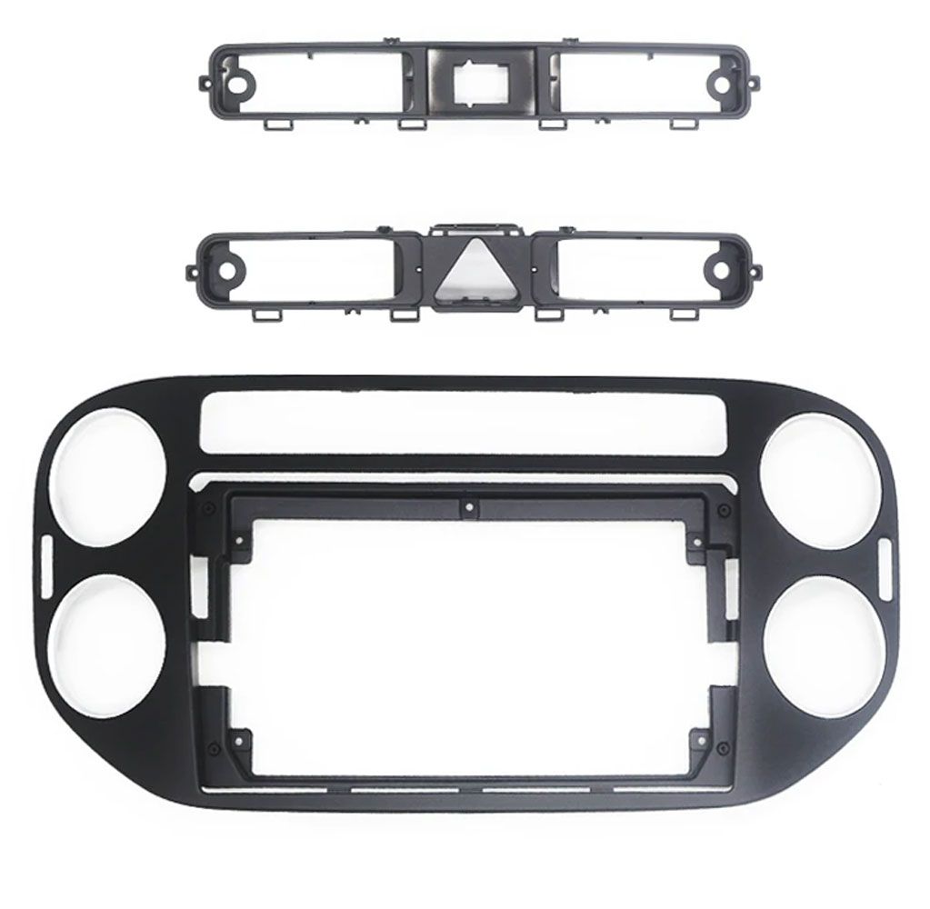 Volkswagen Tiguan, 9" autórádió beszerelő keret, Perfect FIT (AJ-VW-095)