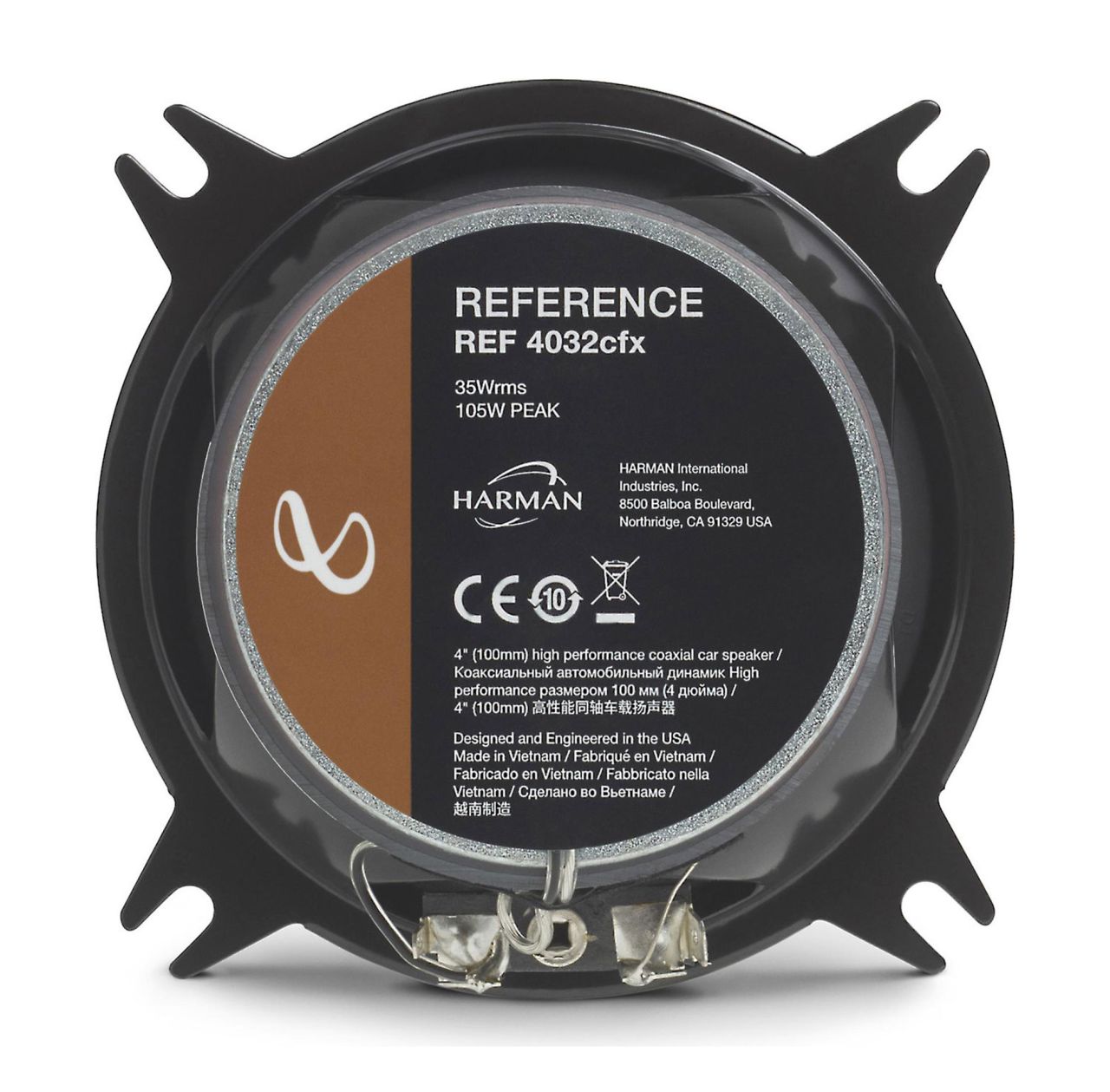 Infinity Reference REF-4032cfx 10cm-es Koax hangszóró Infinity Reference REF-4032cfx 10cm-es Koax hangszóró