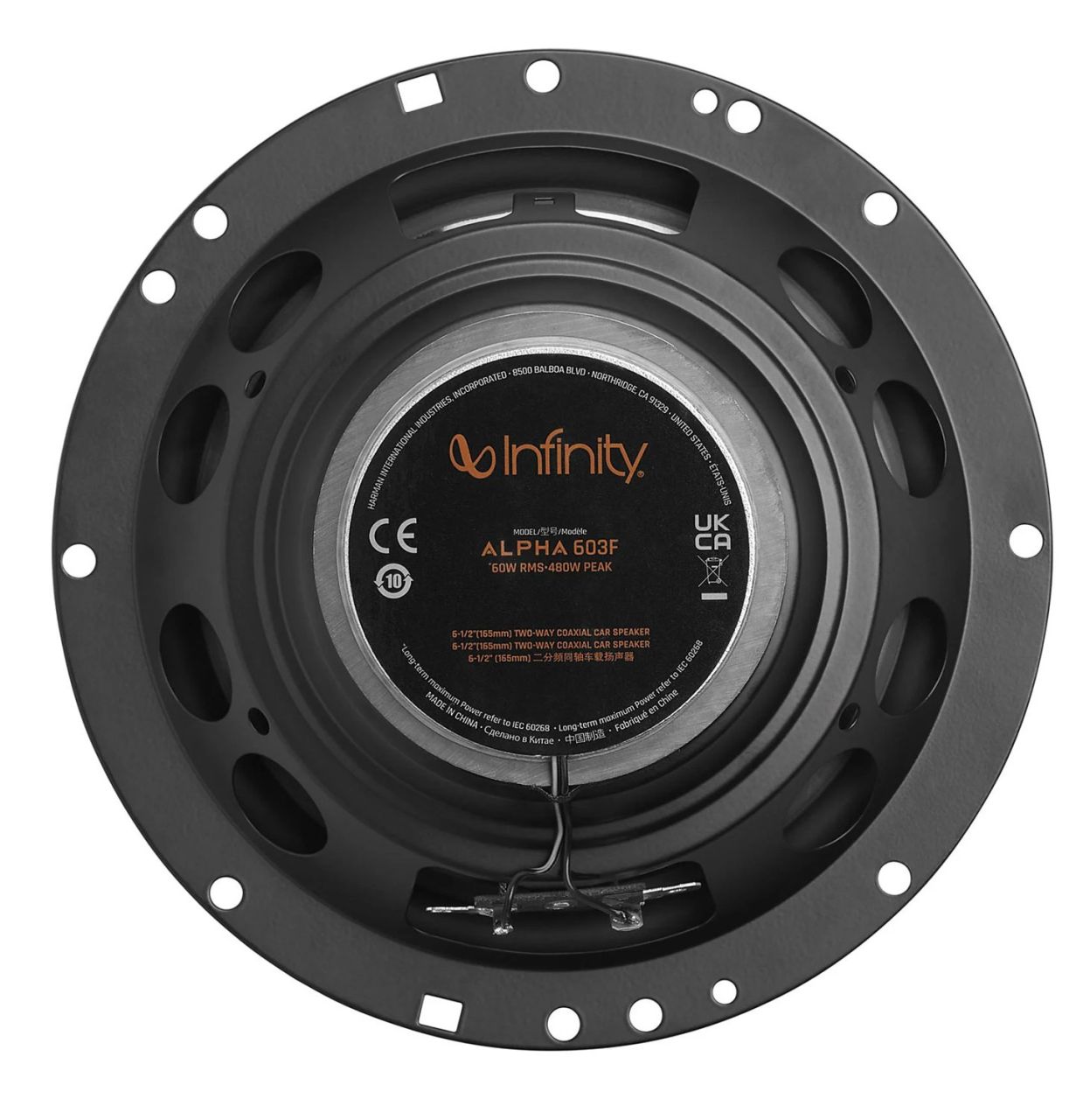 Infinity Alpha 603F 16cm-es Koax hangszóró