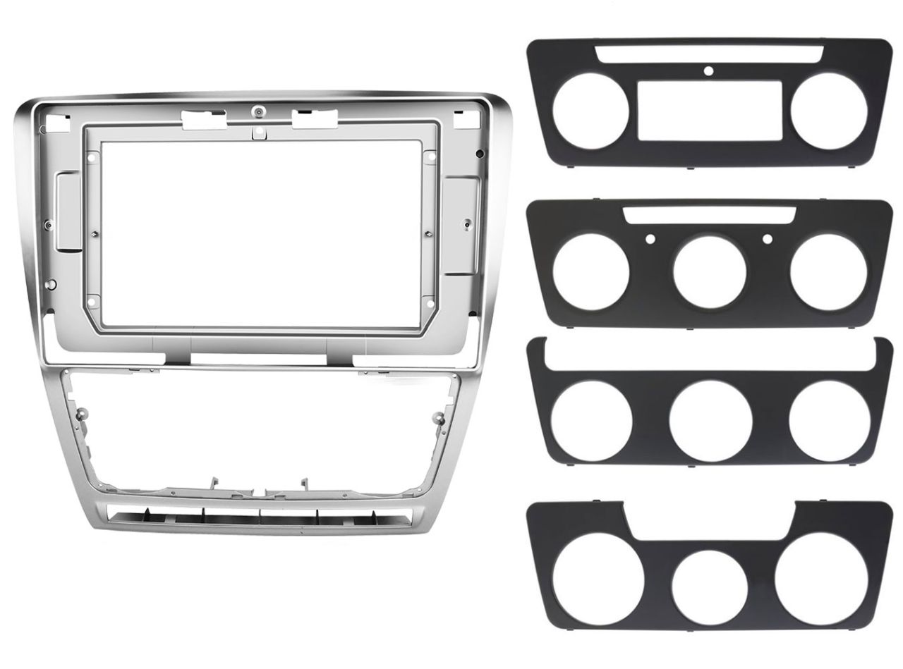 Skoda Octavia, 10" autórádió beszerelő keret, Perfect FIT (AJ-SKD-015)