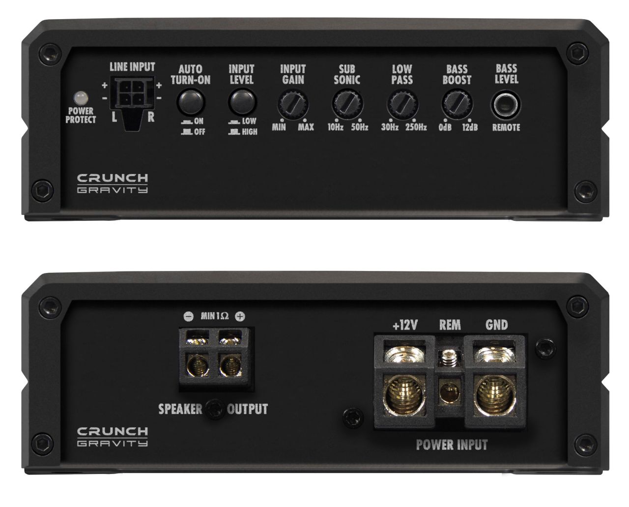 Crunch GTX1500.1D mono digitális erősítő, 1X250W