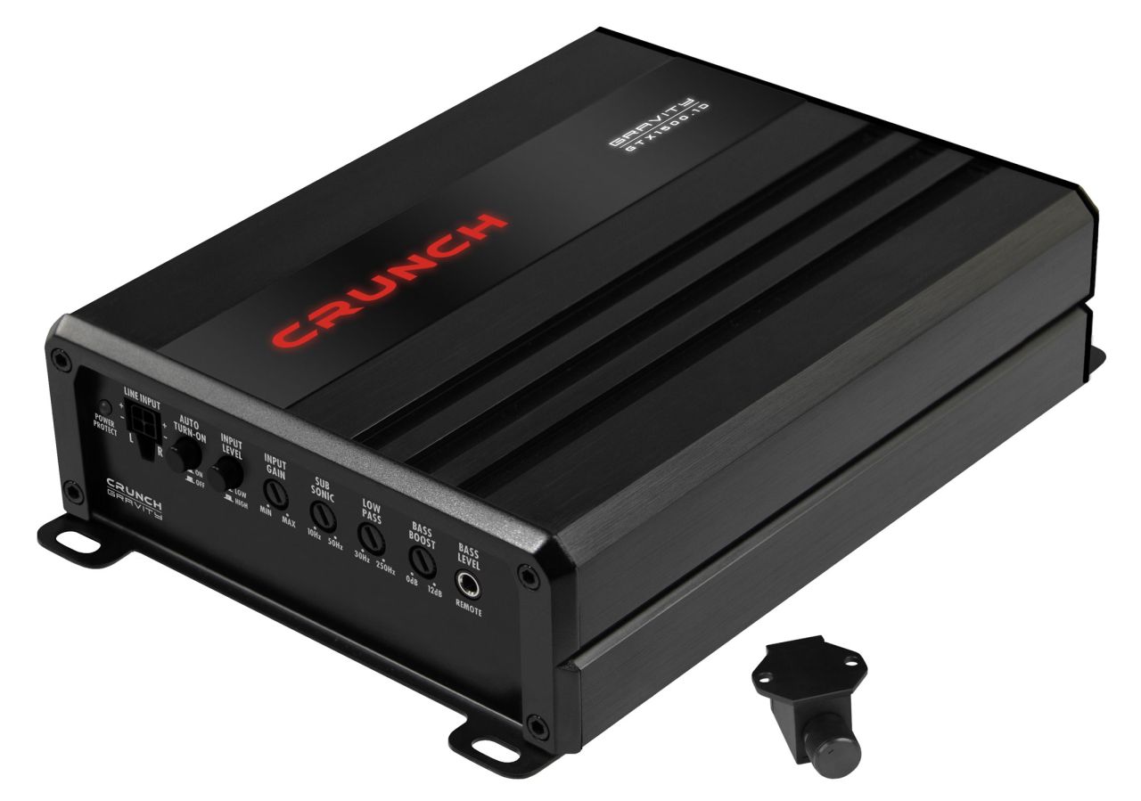Crunch GTX1500.1D mono digitális erősítő, 1X250W